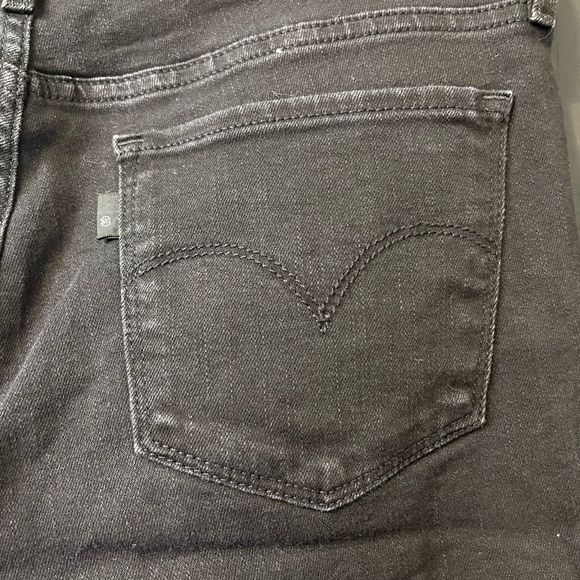 Black Levi’s 712 Womens Jeans size W 30 L 30 - Picture 3 of 7